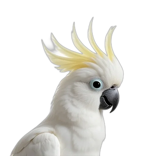 animal, dragon, hair, crown, photorealistic, 3d render, concept art, anime transparent PNG cut-out