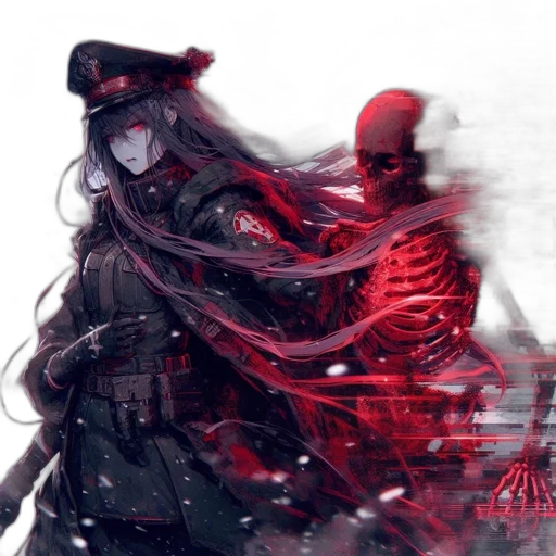 mask, weapon, creature, jacket, cyberpunk, concept art, fantasy art, comic book art transparent PNG cut-out