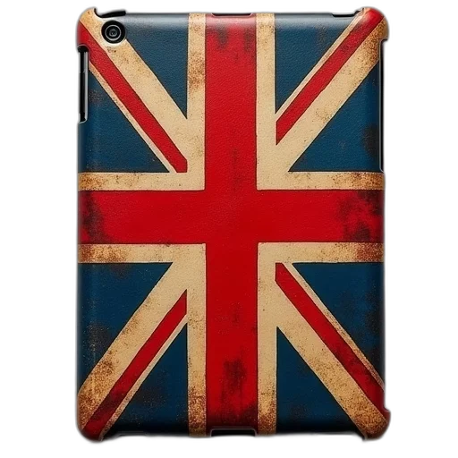 union, jack, case, ipad transparent PNG cut-out
