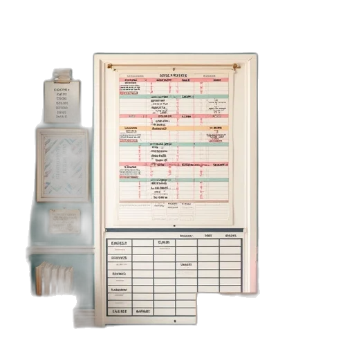 pastel, 2019, exam, schedule transparent PNG cut-out