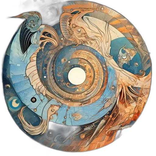 dragon, jewelry, fantasy art, concept art, watercolor, anime, fire, earth tones transparent PNG cut-out