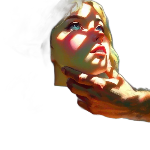 face, mask, jacket, dress, photorealistic, concept art, watercolor, 3d render transparent PNG cut-out