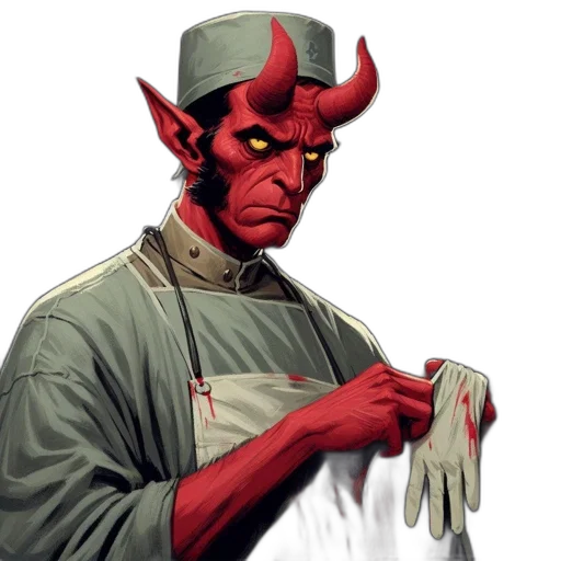 staff, concept art, comic book art, fantasy art, red, dark, intense, scene transparent PNG cut-out