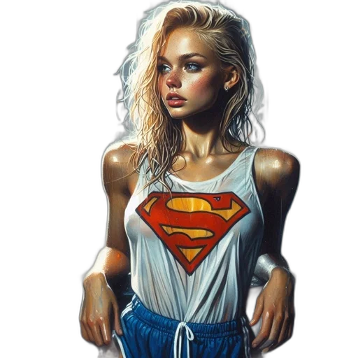 jewelry, face, comic book art, photorealistic, oil painting, concept art, neon lights, neon transparent PNG cut-out