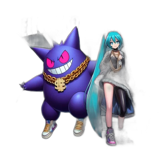jewelry, weapon, creature, animal, concept art, vaporwave, 3d render, pixel art transparent PNG cut-out