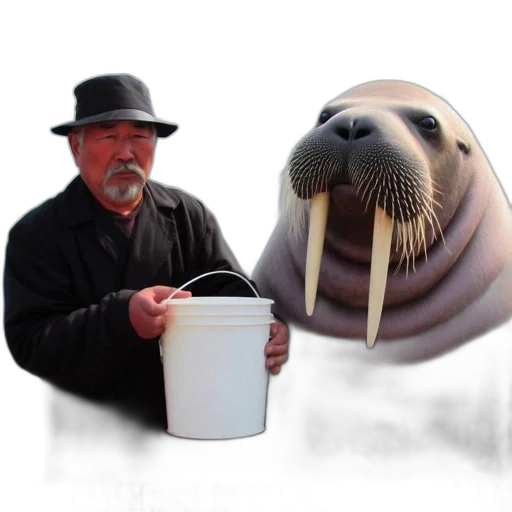 animal, creature, hat, mask, concept art, photorealistic, 3d render, underwater transparent PNG cut-out