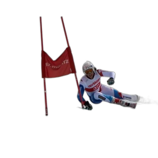 staff, robot, weapon, 3d render, concept art, skier, action, navigating transparent PNG cut-out