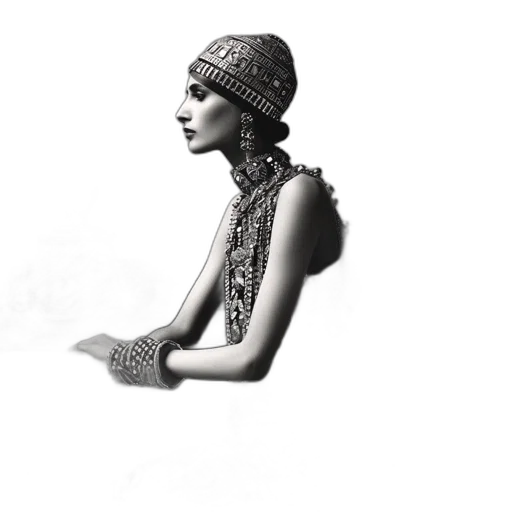 jewelry, hat, crown, dress, photorealistic, 3d render, pencil sketch, fantasy art transparent PNG cut-out