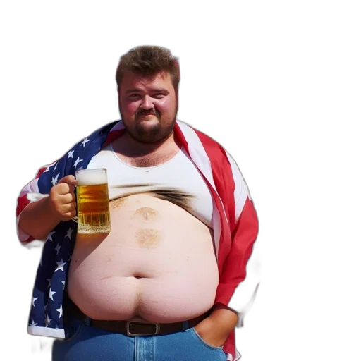 jacket, food, animal, creature, photorealistic, concept art, man, stands transparent PNG cut-out