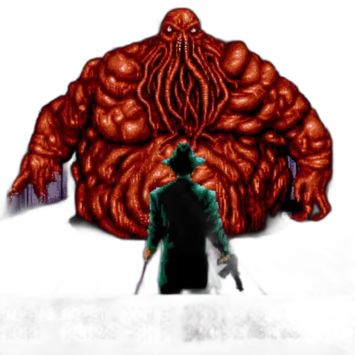creature, concept art, pixel art, comic book art, fantasy art, underwater, snow, fog transparent PNG cut-out