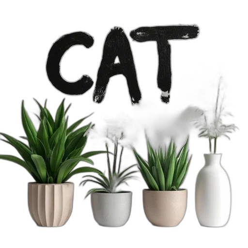 animal, 3d render, photorealistic, concept art, pixel art, monochrome, collection, potted transparent PNG cut-out
