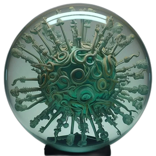 jewelry, crown, staff, 3d render, fantasy art, concept art, photorealistic, underwater transparent PNG cut-out