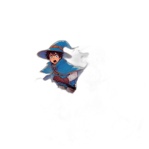 hat, dragon, sword, umbrella, pixel art, watercolor, concept art, fantasy art transparent PNG cut-out