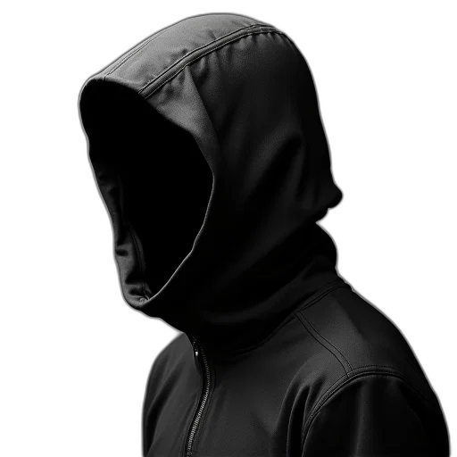 jacket, mask, hat, face transparent PNG cut-out