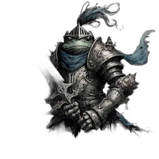 mask, dragon, sword, staff, concept art, fantasy art, comic book art, pixel art transparent PNG cut-out