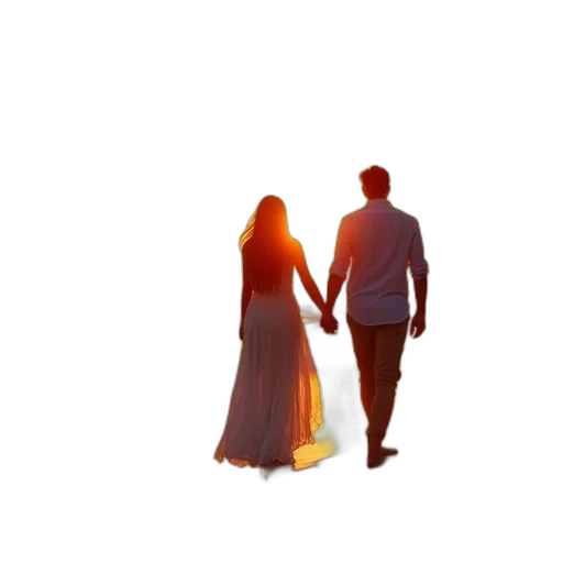 dress, 3d render, concept art, photorealistic, pixel art, sunset, fog, outer space transparent PNG cut-out