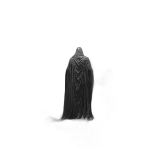 dress, mask, jacket, creature, 3d render, concept art, fantasy art, pixel art transparent PNG cut-out