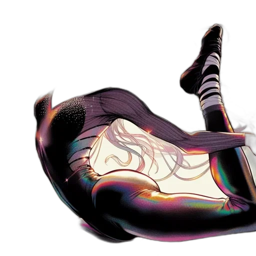 mask, shoes, robot, weapon, concept art, watercolor, comic book art, cyberpunk transparent PNG cut-out