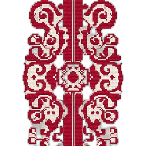 dress, flower, jewelry, crown, pixel art, 3d render, concept art, red transparent PNG cut-out