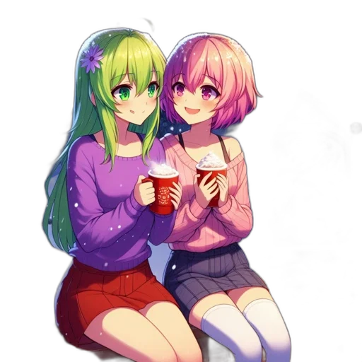 pixel art, anime, vaporwave, concept art transparent PNG cut-out