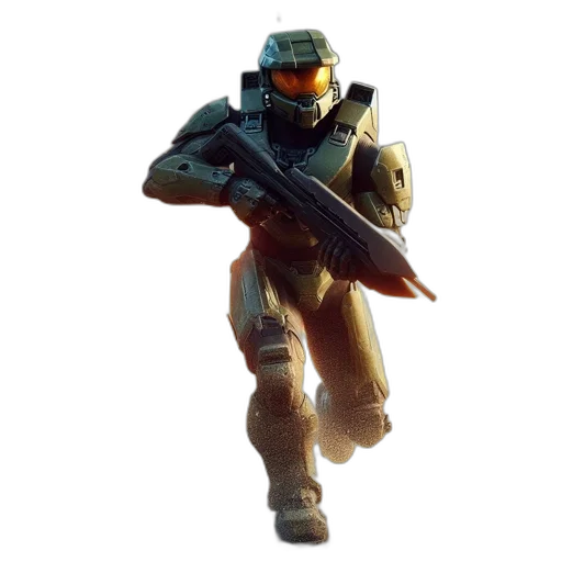 weapon, robot, staff, concept art, 3d render, pixel art, fantasy art, green transparent PNG cut-out