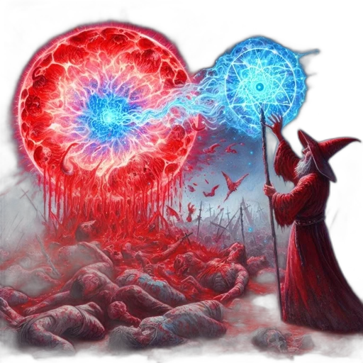 concept art, fantasy art, comic book art, pixel art, fire, outer space, fog, red transparent PNG cut-out
