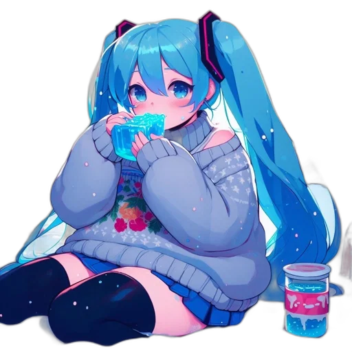 food, bottle, robot, creature, anime, pixel art, vaporwave, concept art transparent PNG cut-out