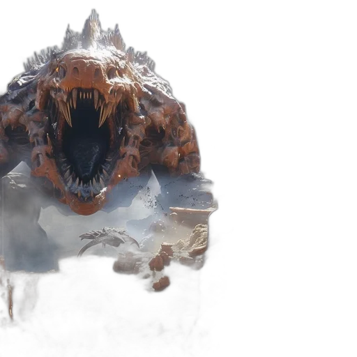 dragon, creature, animal, mask, concept art, fantasy art, 3d render, photorealistic transparent PNG cut-out
