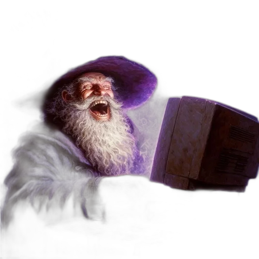 hat, creature, staff, mask, concept art, photorealistic, 3d render, fantasy art transparent PNG cut-out