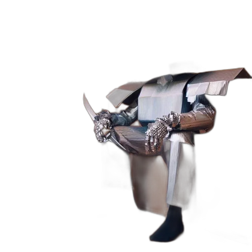 weapon, sword, staff, robot, concept art, 3d render, fantasy art, photorealistic transparent PNG cut-out