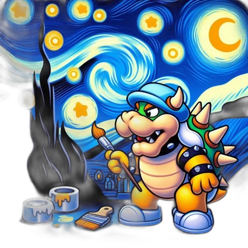 concept art, pixel art, fantasy art, comic book art, night, fire, outer space, fog transparent PNG cut-out