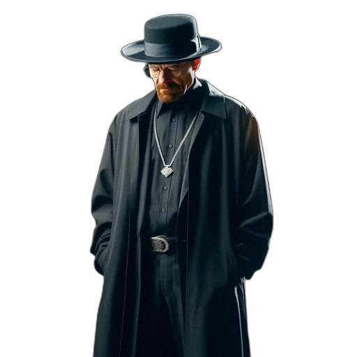 jacket, hat, staff, concept art, man, dark, coat, stands transparent PNG cut-out