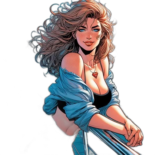 sword, weapon, comic book art, concept art, cartoon, fantasy art, blue, woman transparent PNG cut-out