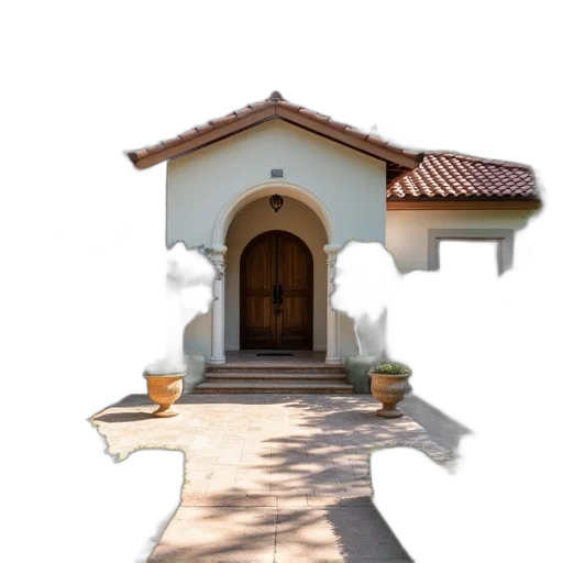building, staff, umbrella, face transparent PNG cut-out