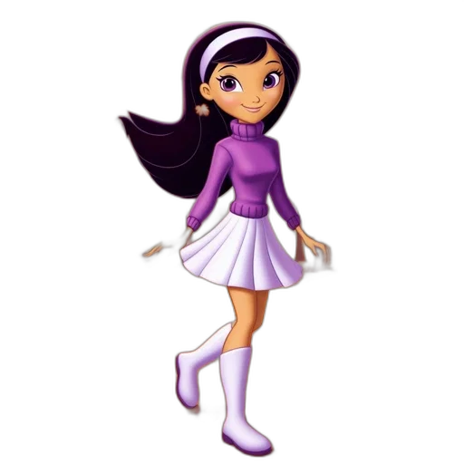 dress, staff, jewelry, 3d render, cartoon, concept art, animated, girl transparent PNG cut-out