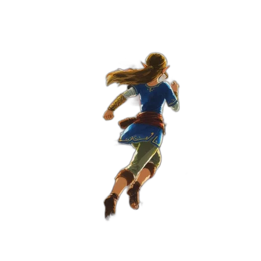 hair, dress, shoes, creature, pixel art, concept art, 3d render, fantasy art transparent PNG cut-out