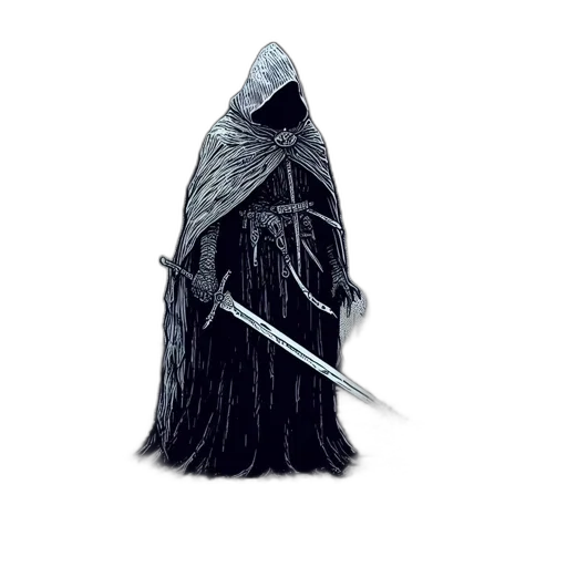 staff, sword, umbrella, weapon, concept art, fantasy art, 3d render, photorealistic transparent PNG cut-out