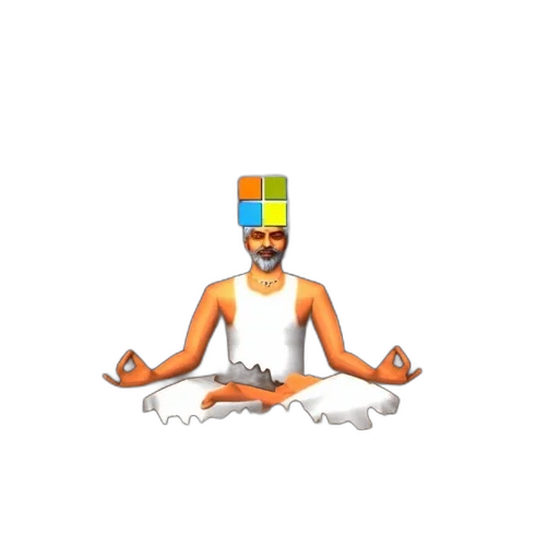 robot, hat, pixel art, 3d render, concept art, vaporwave, colorful, pastel transparent PNG cut-out