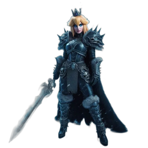 sword, weapon, staff, crown, concept art, fantasy art, 3d render, pixel art transparent PNG cut-out