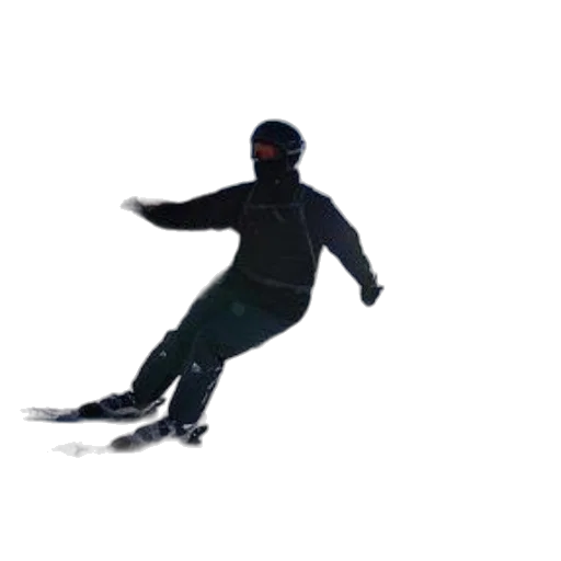 staff, robot, creature, concept art, 3d render, photorealistic, snow, skier transparent PNG cut-out
