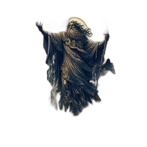 creature, mask, animal, staff, concept art, fantasy art, 3d render, pixel art transparent PNG cut-out