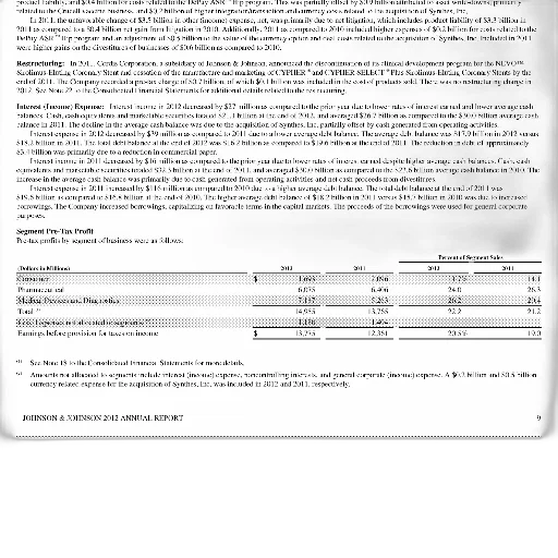 page, 2014, annual, report, johnson, featuring, financial, data transparent PNG cut-out