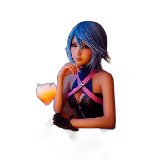 bottle, jewelry, dress, concept art, 3d render, vaporwave, pixel art, neon lights transparent PNG cut-out