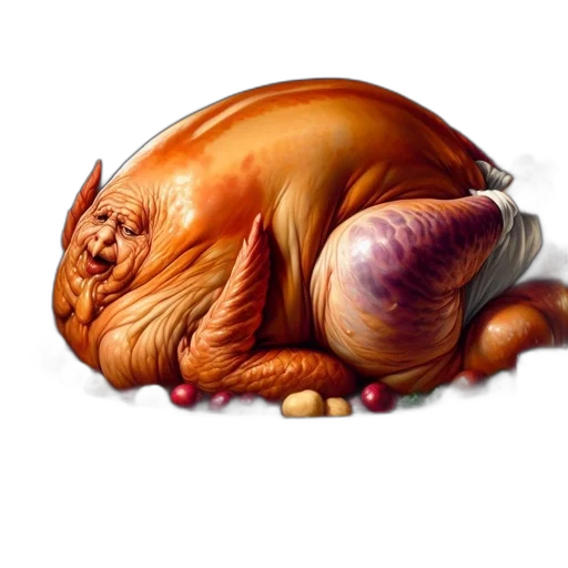 creature, animal, food, concept art, photorealistic, 3d render, watercolor, artistically transparent PNG cut-out