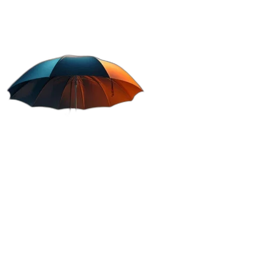 umbrella, hat, crown, staff, 3d render, photorealistic, concept art, pixel art transparent PNG cut-out