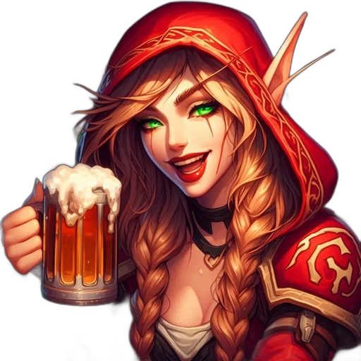 staff, fantasy art, pixel art, concept art, woman, emerald, eyes, blond transparent PNG cut-out