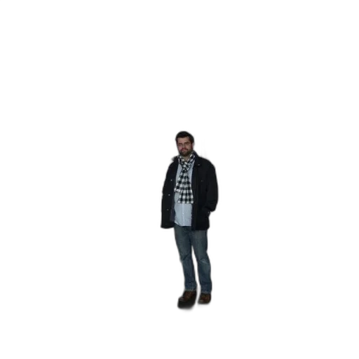jacket, staff, robot, animal, 3d render, pixel art, concept art, photorealistic transparent PNG cut-out