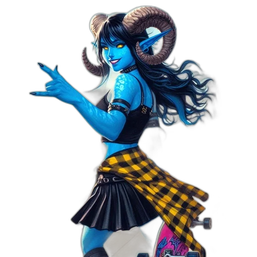 dress, mask, concept art, fantasy art, 3d render, comic book art, blue, anthropomorphic transparent PNG cut-out