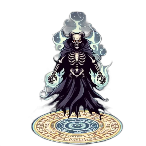 staff, creature, mask, jewelry, concept art, pixel art, fantasy art, comic book art transparent PNG cut-out