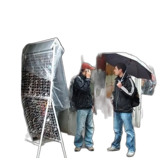 umbrella, jacket, furniture, robot transparent PNG cut-out